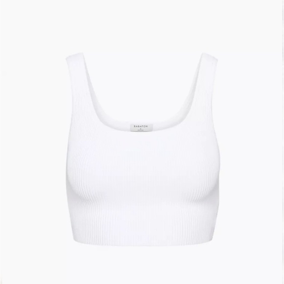 ARITZIA | Babaton Sculpt Knit Squareneck Cropped Tank - Picture 1 of 3